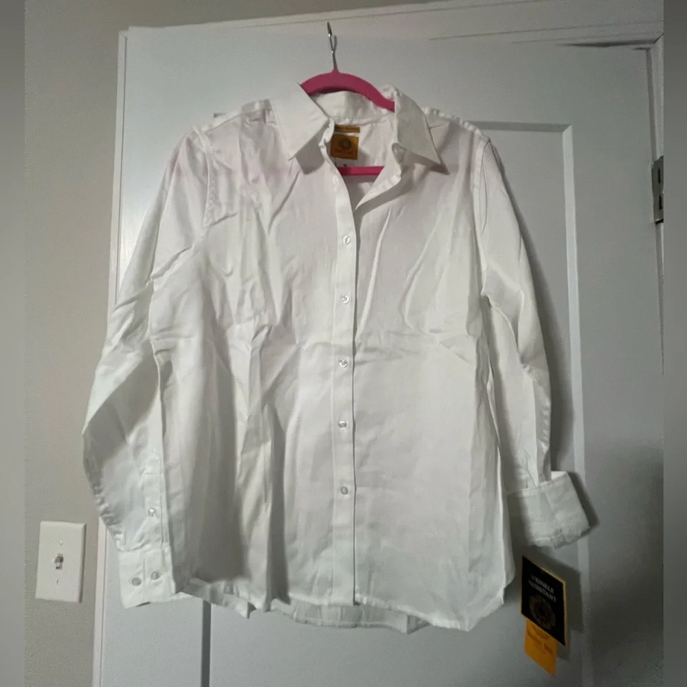 Ruby Rd. White Button Up - Picture 2 of 4